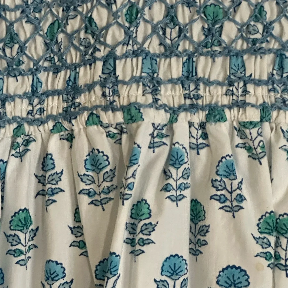 Pink City Prints Mint Meadow Jessica Dress M - Picture 6 of 7